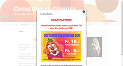 Desktop Screenshot of circus-go.ch