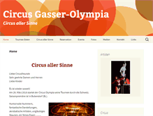 Tablet Screenshot of circus-go.ch